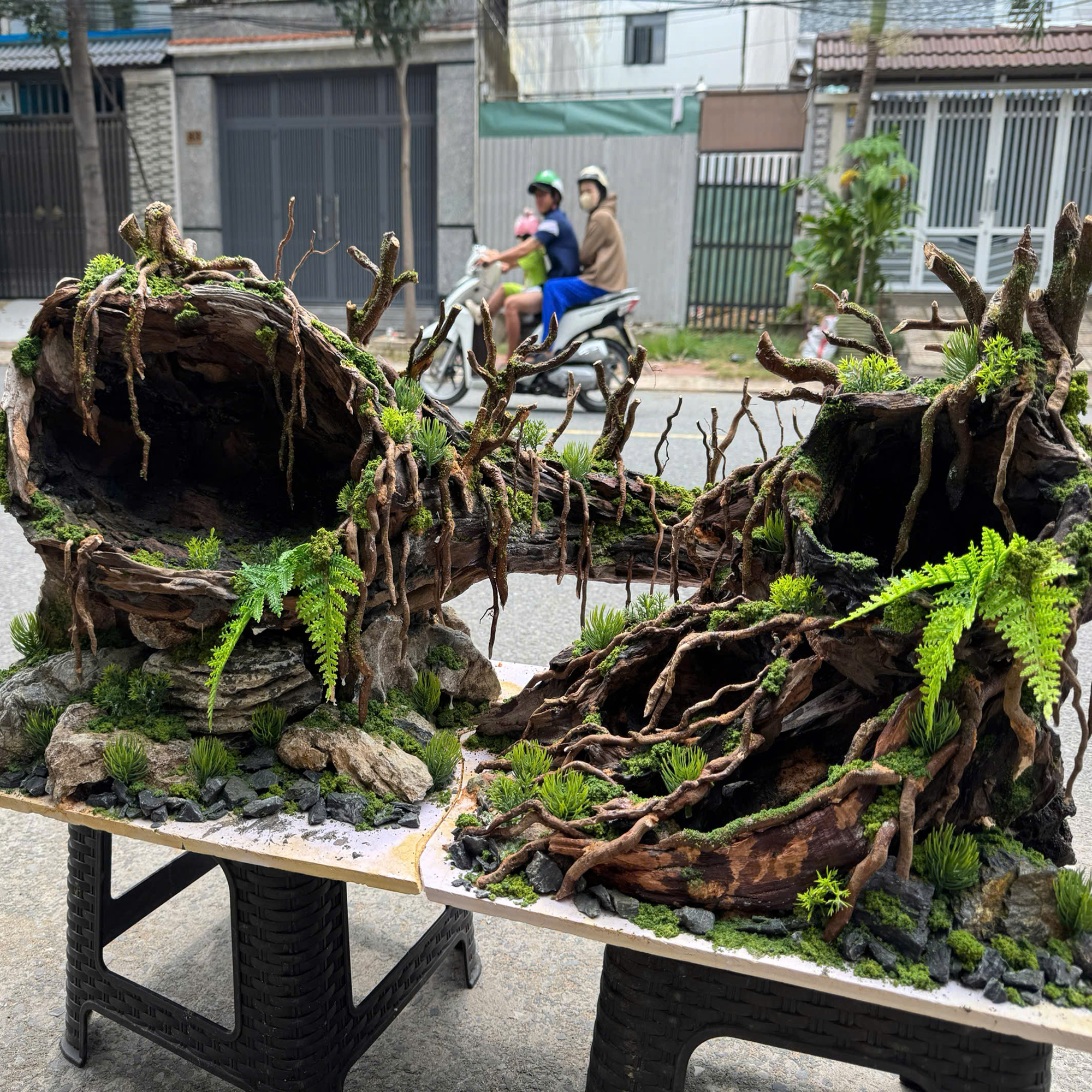 Jungle hardscape cave Aquarium, aquascape - Image 6