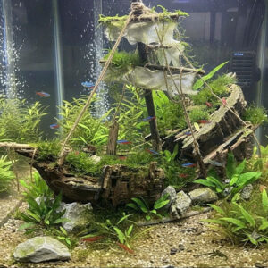 Shipwreck Ornament ,Aquarium & Terrarium Decoration