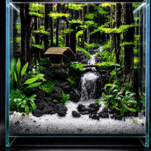 Forest Aquascape Aquarium, Aquarium Hardscape