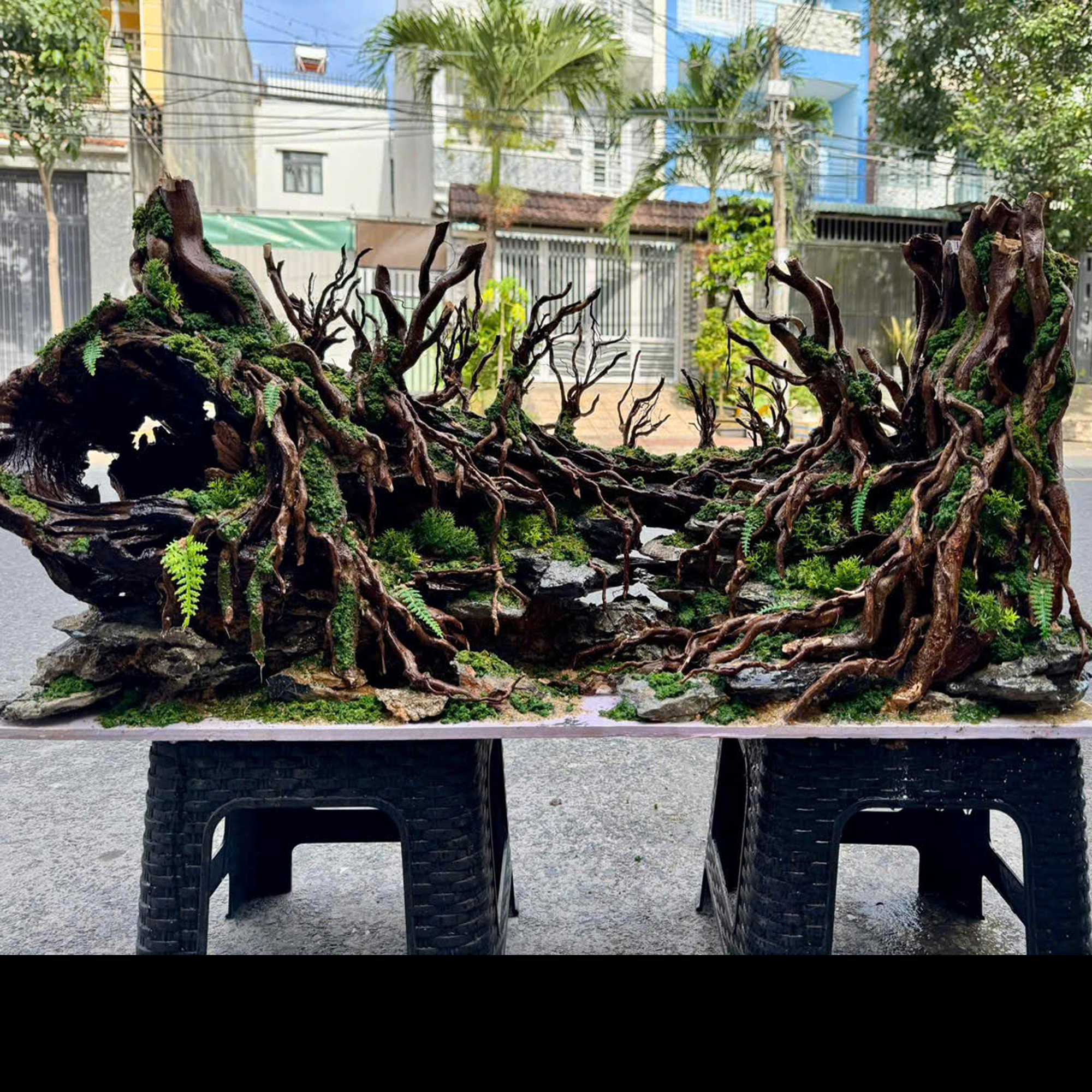Jungle hardscape cave Aquarium, aquascaping - Image 5